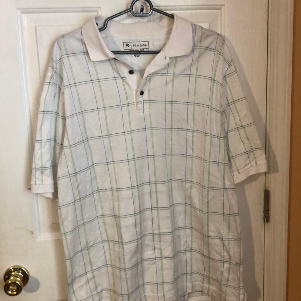 Plaid golf shirt